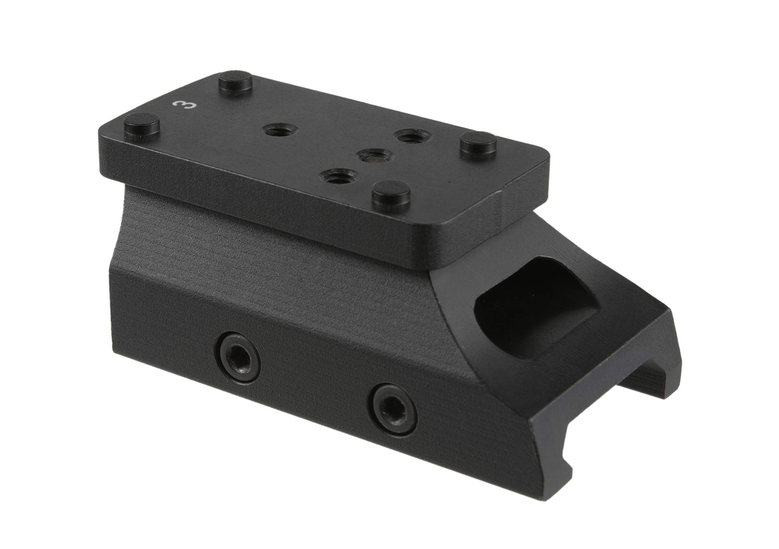 TRUGLO Tactical Universal Hunting Shooting Versatile Lightweight Durable Aluminum Picatinny Style Red-Dot Sight Riser | Mount Adadapter Plates Included