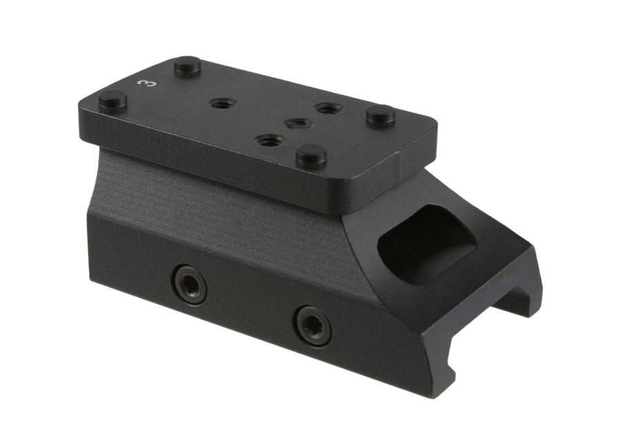 TRUGLO Tactical Universal Hunting Shooting Versatile Lightweight Durable Aluminum Picatinny Style Red-Dot Sight Riser | Mount Adadapter Plates Included