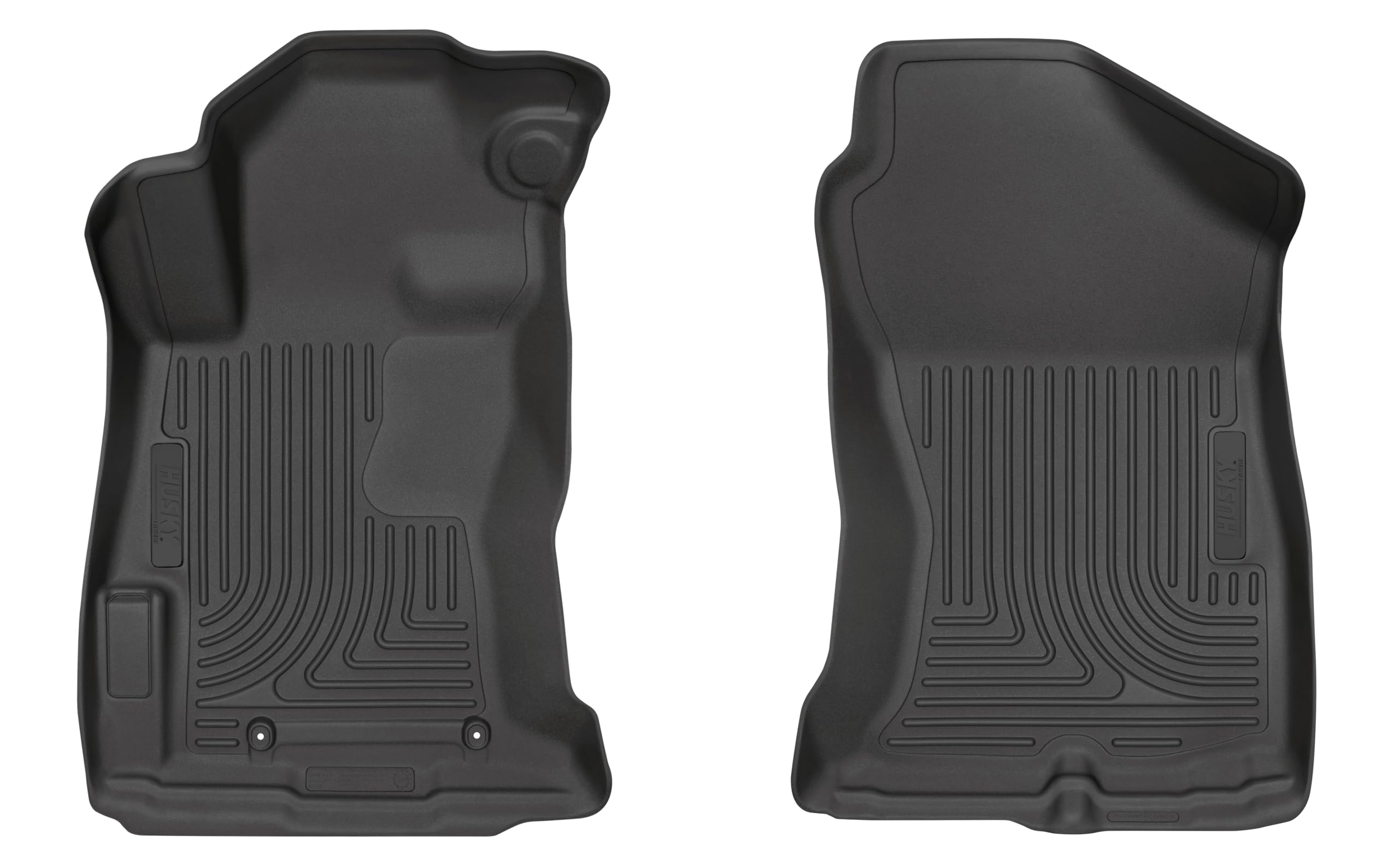 Weatherbeater Husky Liners Floor Mats | Fits 2018-2023 Subaru Crosstrek; 2017-2023 Subaru Impreza | Front Row, 2-pc Black - 13751