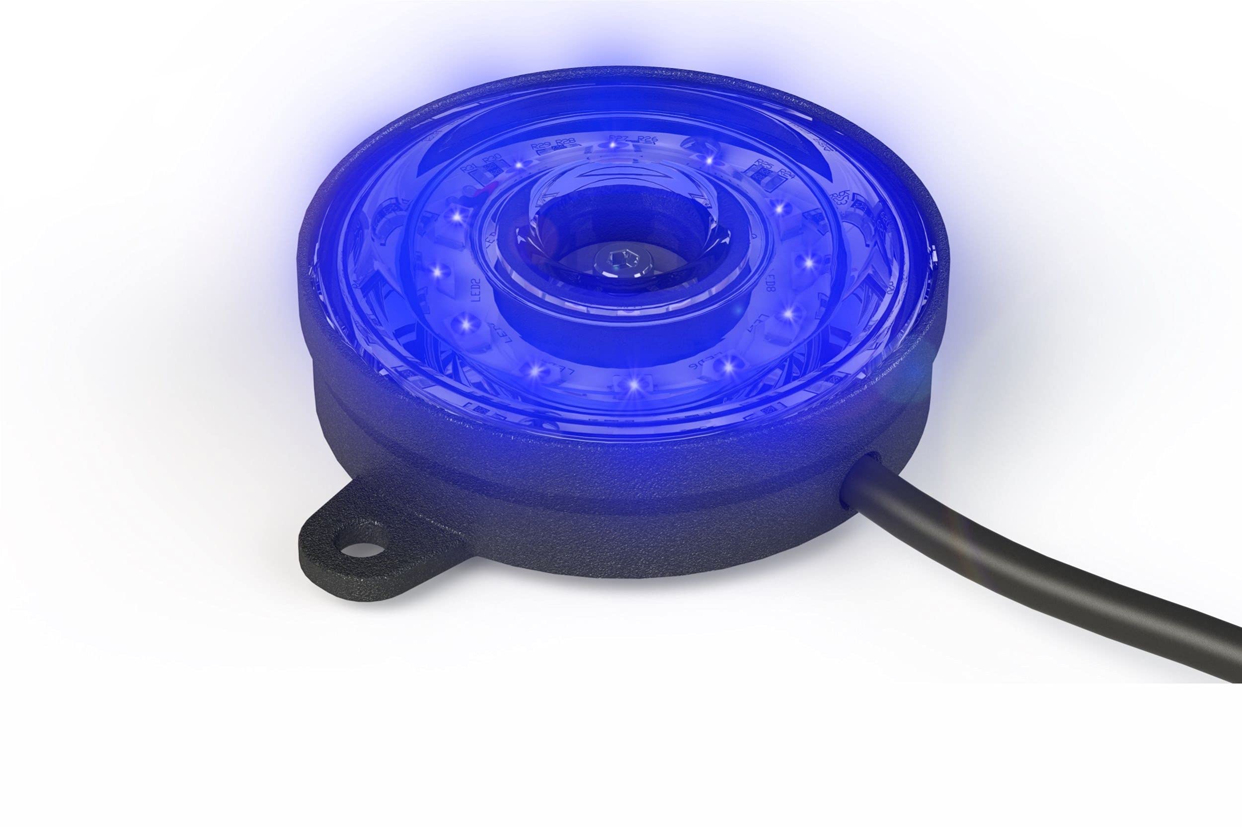 Profile Pixel Performance Rock Light, (Blue) LED Lights for Jeeps, Trucks, ATV's, Golf carts, Trailers etc. Durable Powdercoated Aluminum Design, Bah Proof, IP67 Waterproof (1x XT96)