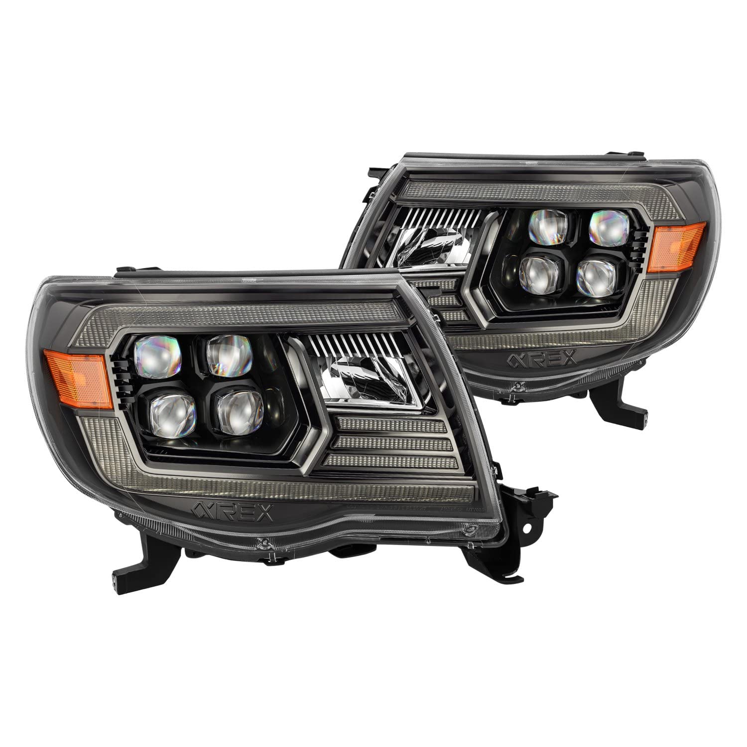 880744 AlphaRex USA Nova Series LED Projector Headlights fits Toyota Tacoma