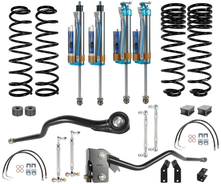 Pathfinder Carli Suspension System, Base, 3” Lift, 2007-17 Jeep Wrangler JKU