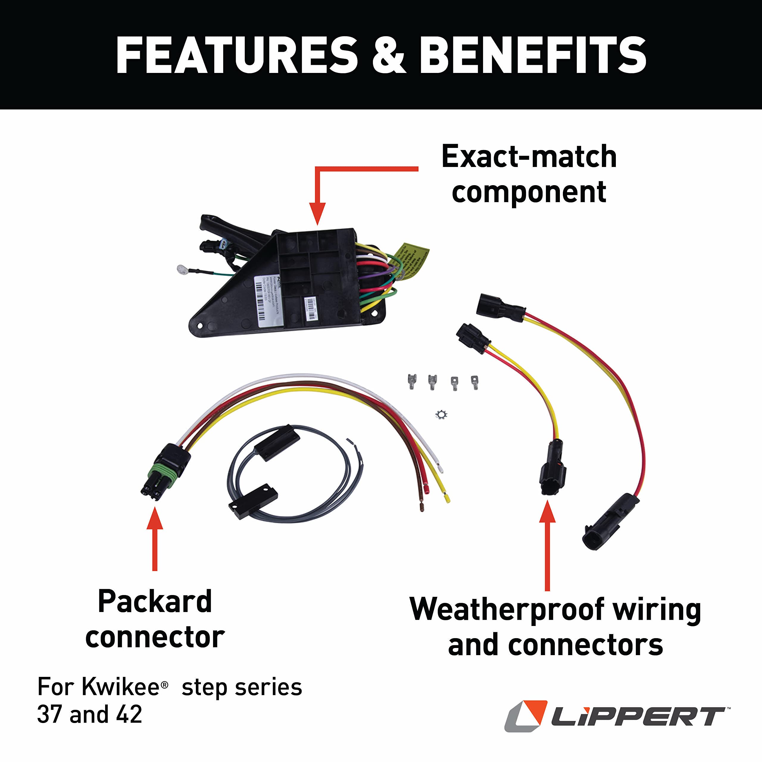 Kwikee Control Unit Replacement Assembly for 37 and 42 Series Electric Step for RVs & Travel Trailers