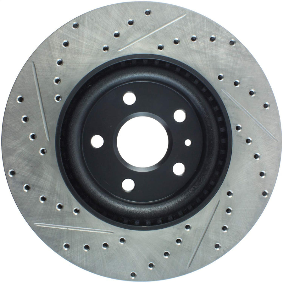 Sport Drilled/Slotted Brake Rotor StopTech 127.62108L (Front Left), 1 Pack