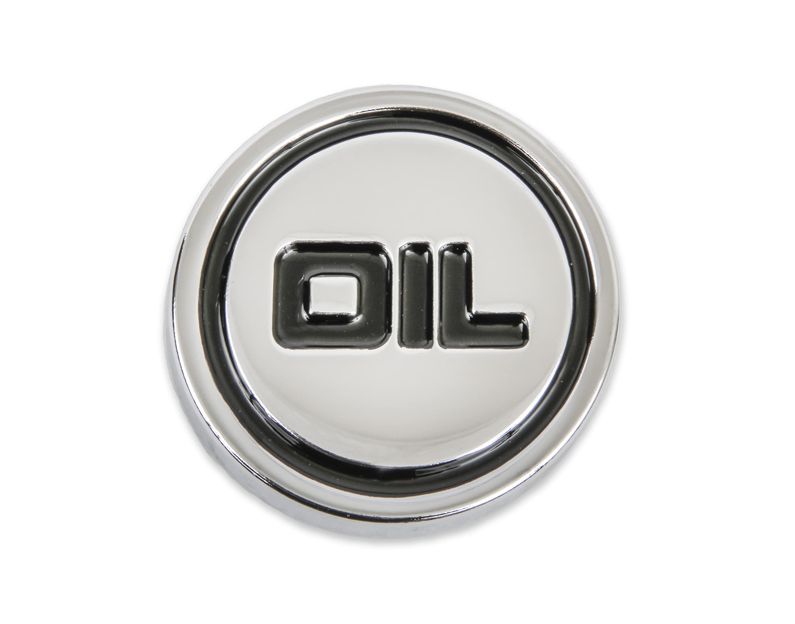 Oil Filler Plug Mr Gasket Push-On, Chrome