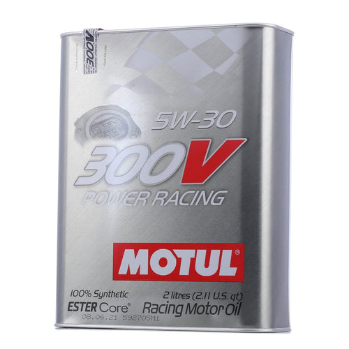 300V Motul 104241 5w30 Synthetic Racing Oil, 2l, 1 Pack