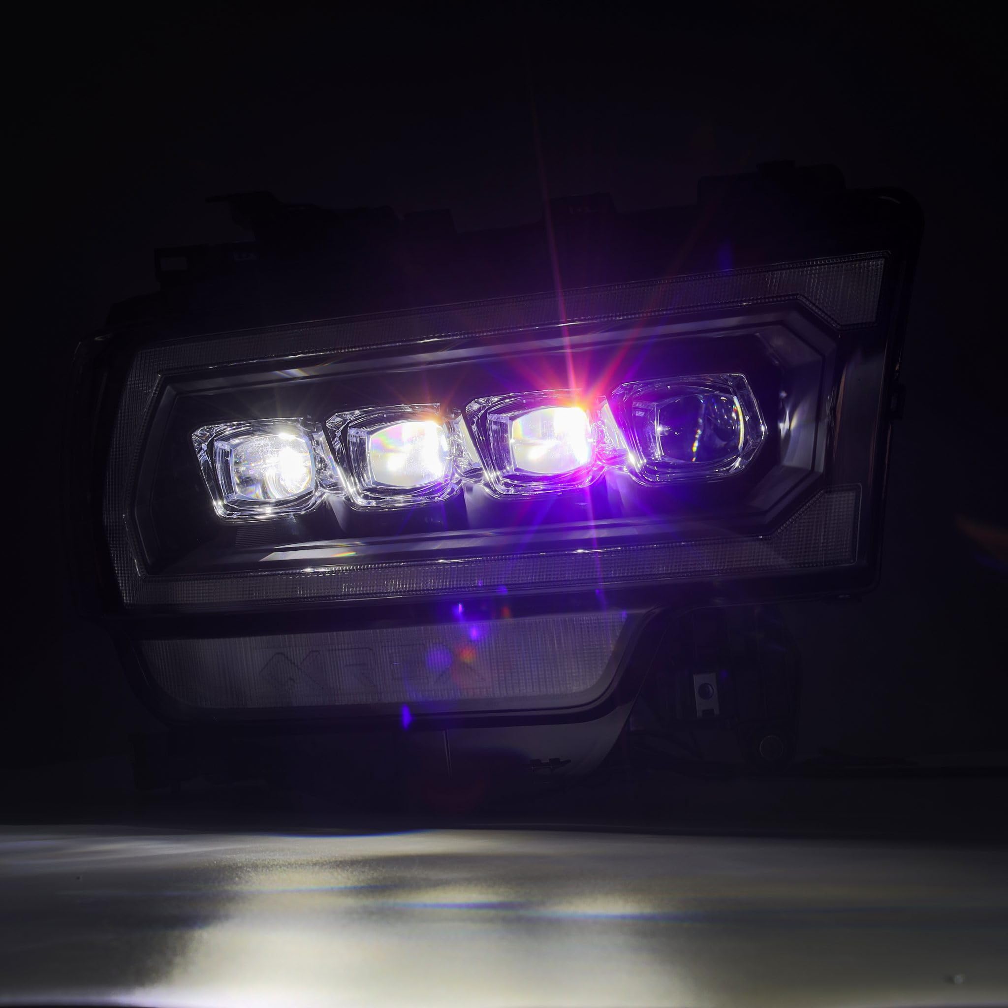 880553 AlphaRex USA Nova Series Projector Headlights fits Ram 2500, Clear