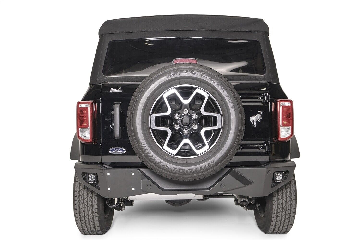 Rear Replacement Bumper Fab Fours Inc. FB21-E5251-1 fits Ford Bronco