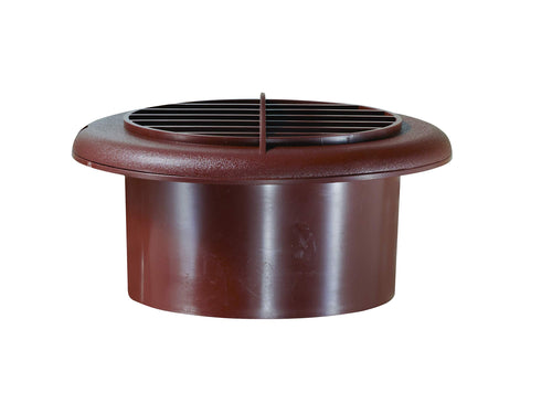 Provent Dampened Vent RV Designer H805 - Walnut, 4"
