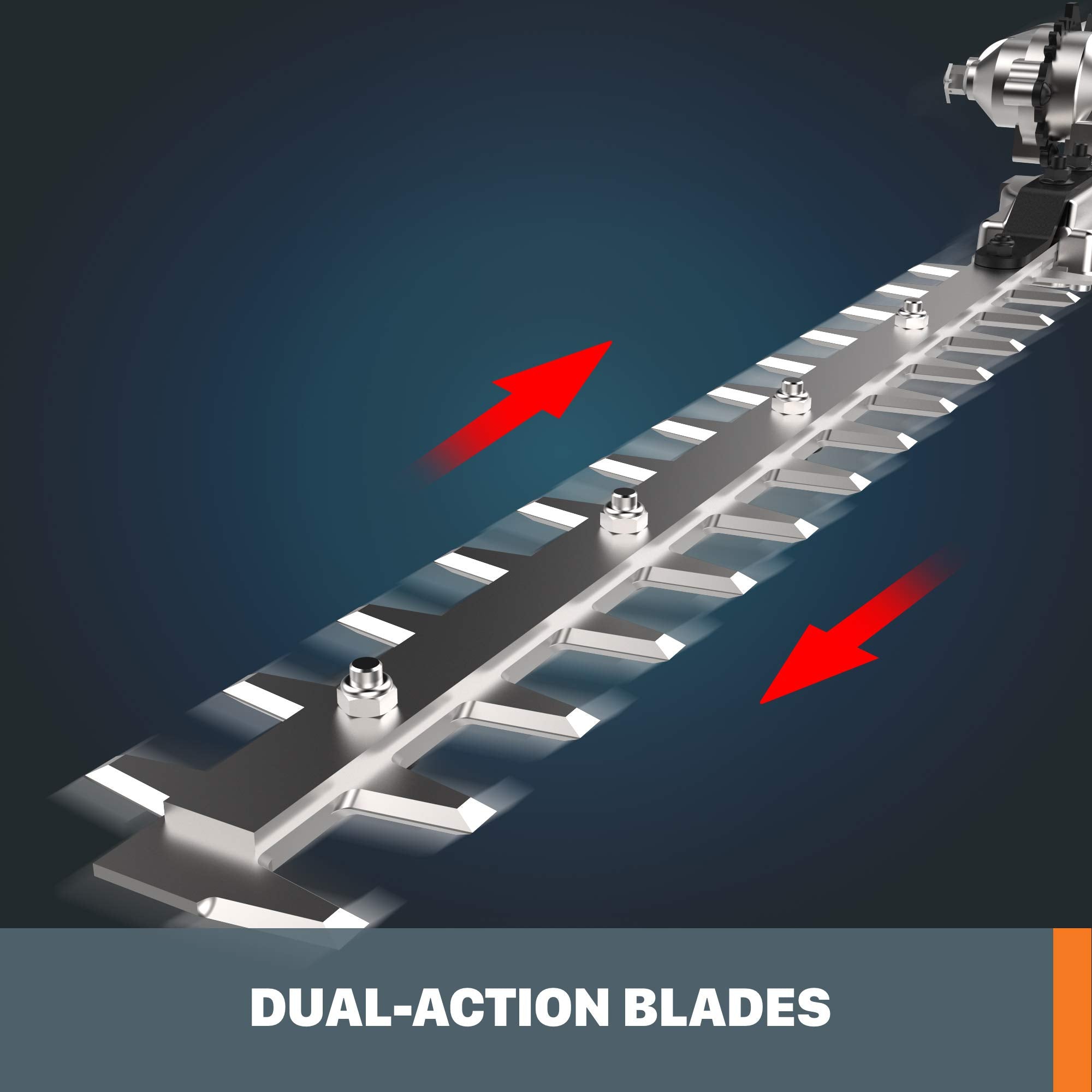 40V WORX Nitro Driveshare 17" Universal Hedge Trimmer Attachment