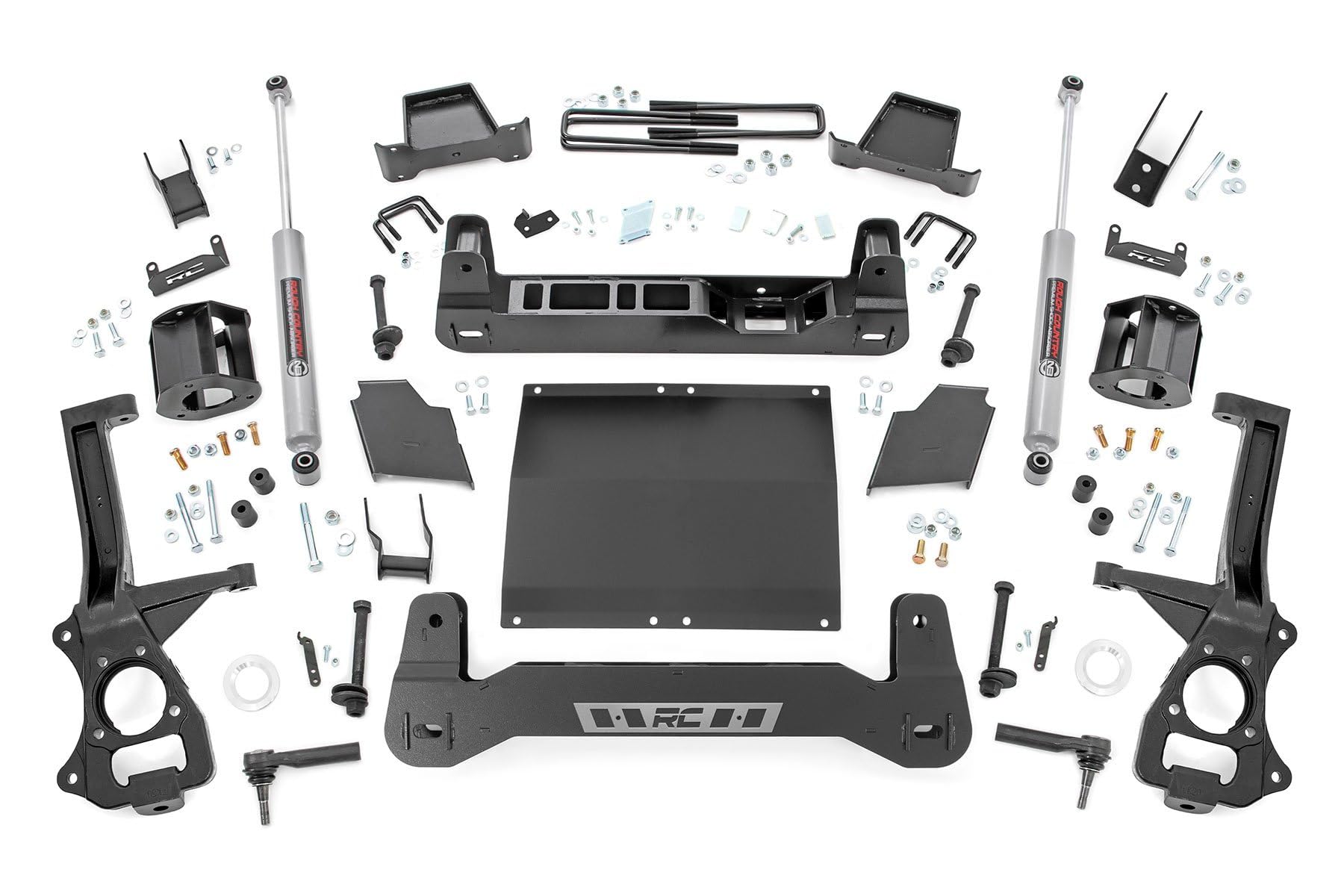 4" Lift Kit Rough Country for 19-25 Chevy/GMC 1500 TrailBoss/AT4-27531D