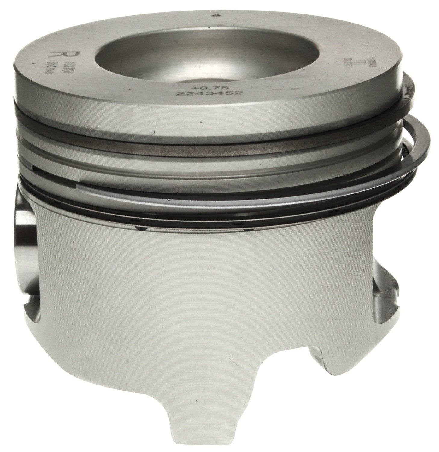 MAHLE 224-3452WR.030 Original Chevrolet/GMC 6.6L Duramax LB7 & LLY Right Bank Piston (0.030", Includes Rings), 1 Pack
