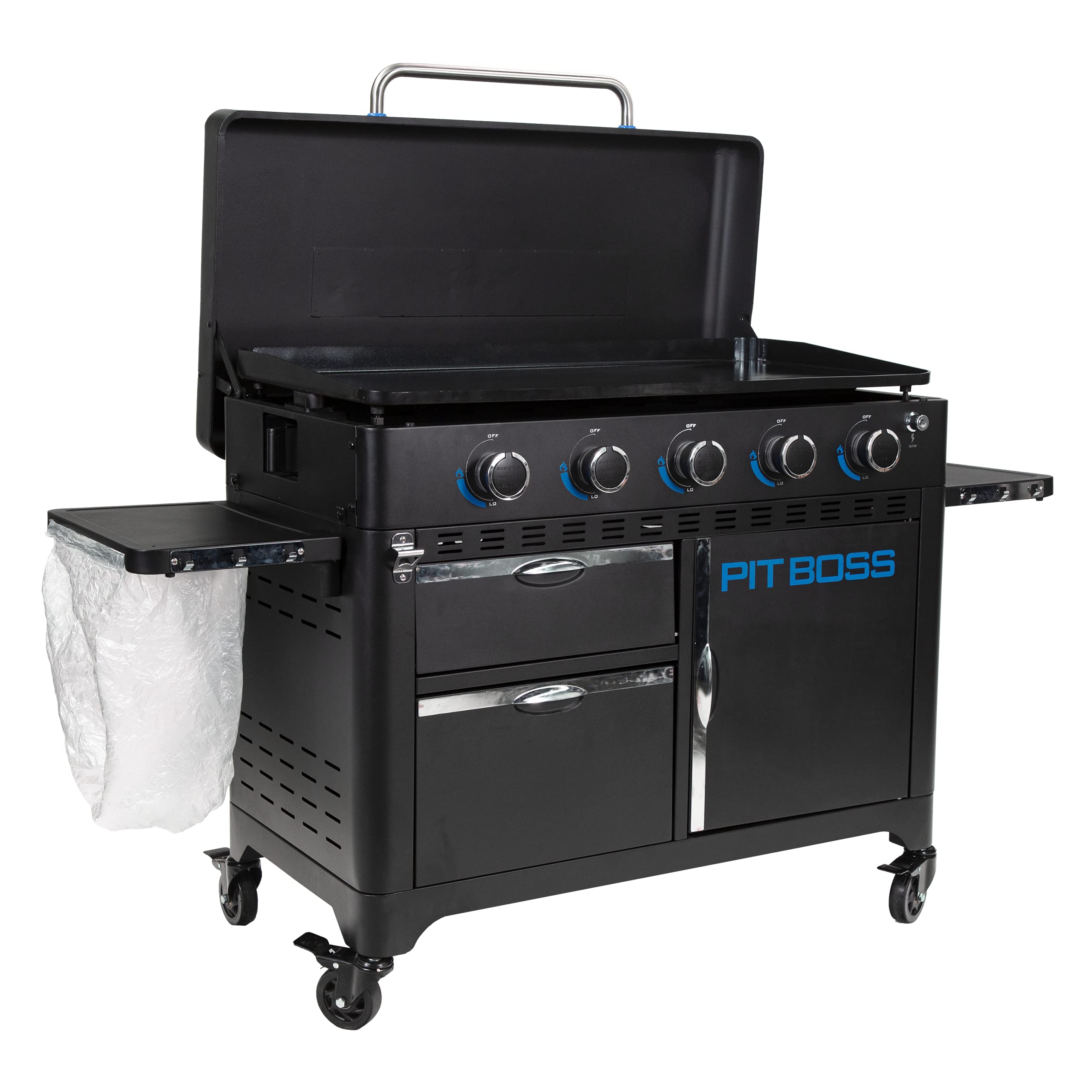 5 Burner Pit Boss PB5BGD2 Gas Griddle, Black