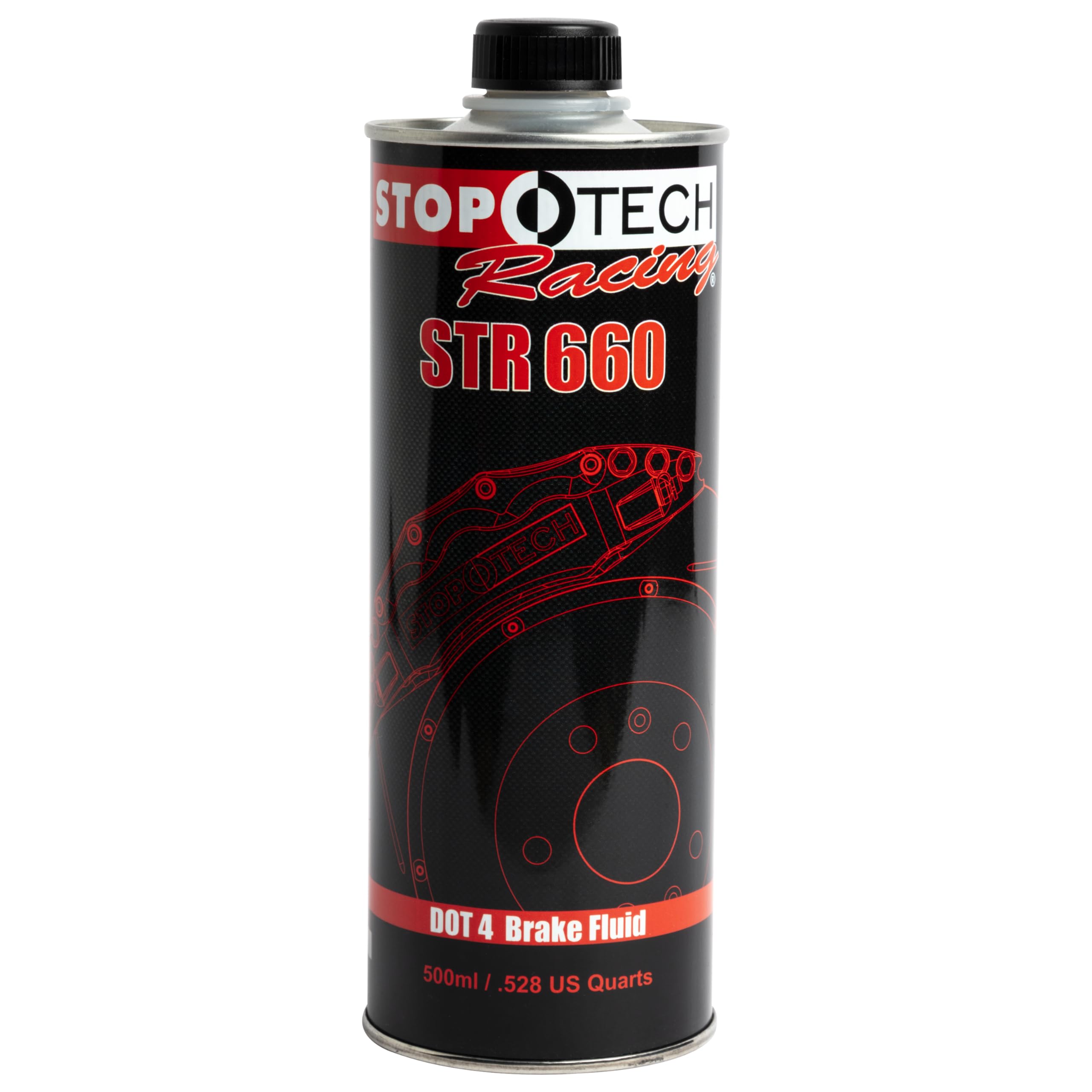 High Performance Brake Fluid StopTech STR-660, Race Applications, Dry Boiling Point 622F/328C (501.00002)