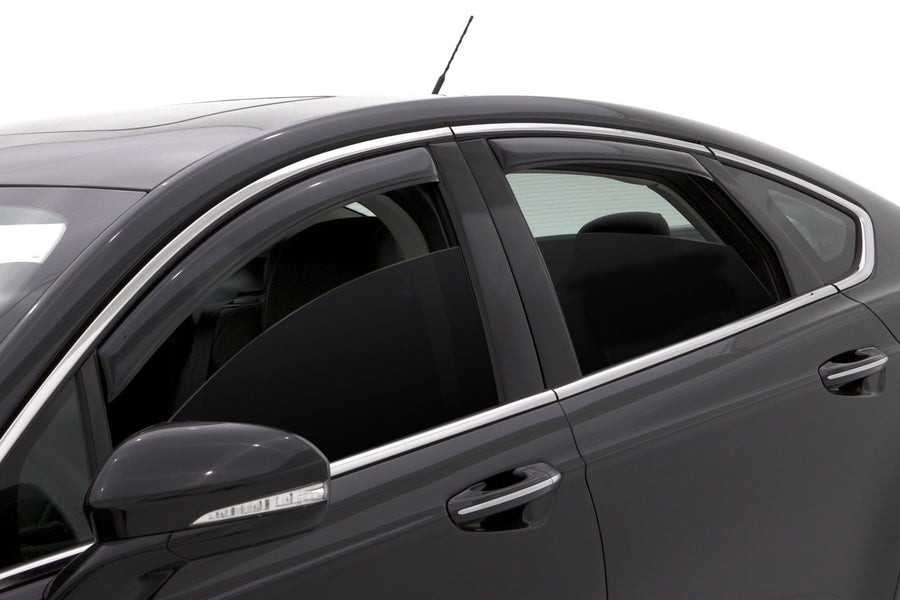 2012-2014 Ford Focus Compatible with VENTSHADE CO 194373 in-Channel Ventvisor Rainguard - Smoke44; 4 Pieces
