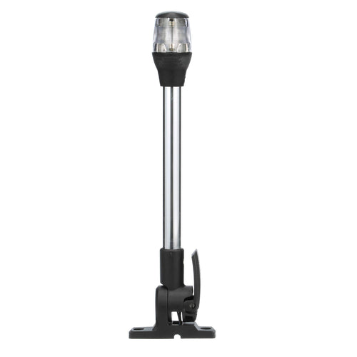Attwood Fold Down 7201-P-7 Incandescent Anchor/Masthead Navigation Light, Black Base, 12-Inch