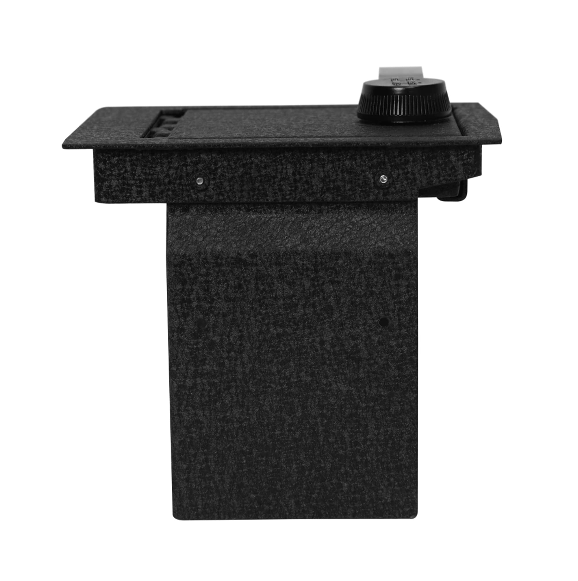 Center Console Safe Black Horse, Black Gun Box Organizer with 4 Digit Combination Resettable Lock