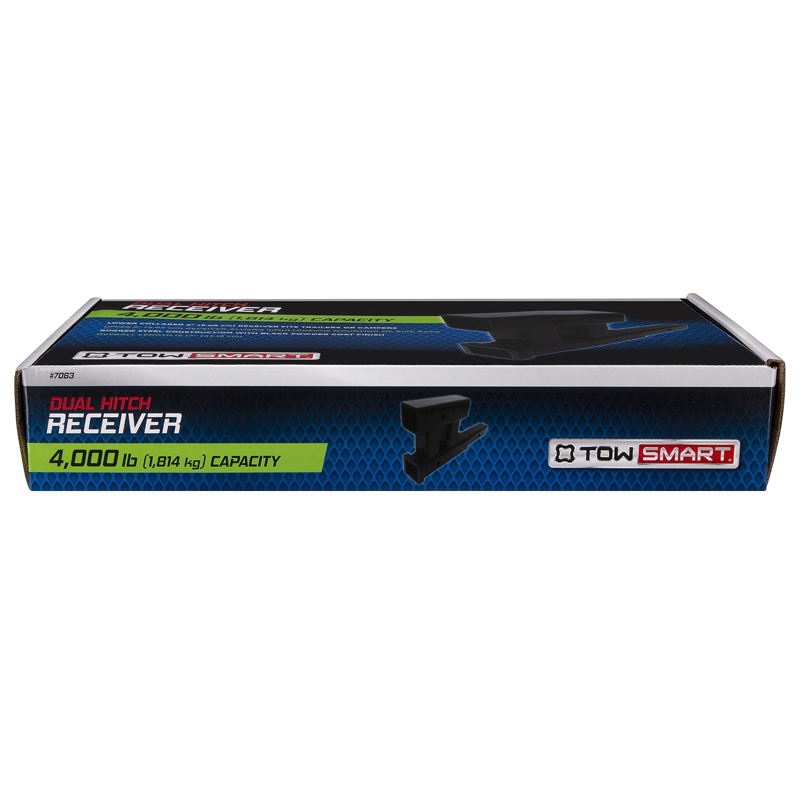 Hitch Dual Extension, Fits 2 in. Receivers, 4,000 lb. Capacity