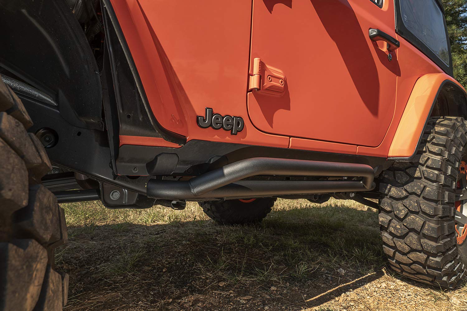 RRC Rocker Guards Rugged Ridge 11504.37; 18-Current Jeep Wrangler JL, 2 Door