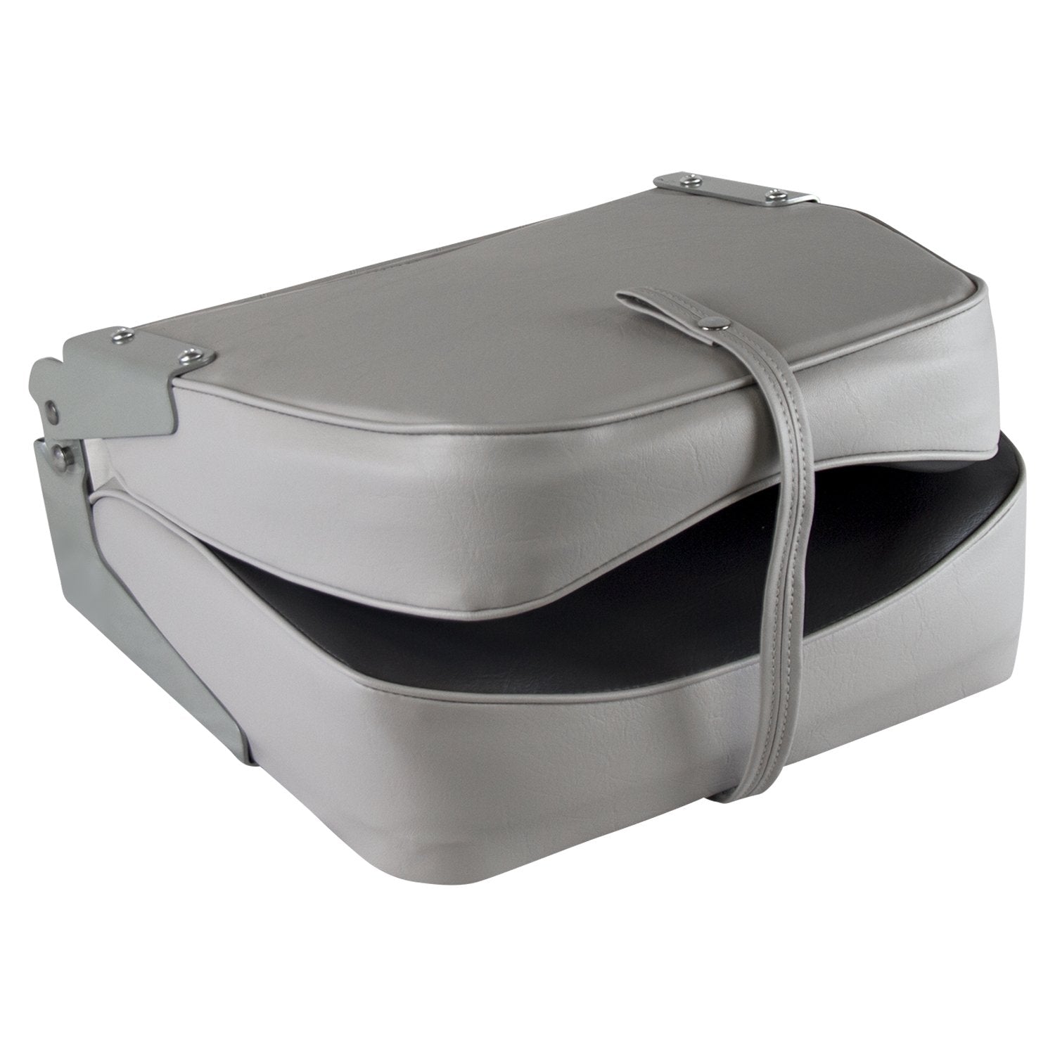 8WD734PLS-661 Wise Standard Low Back Boat Seat, Grey/Red