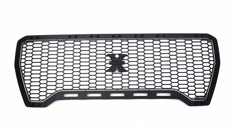 GMC Sierra 1500 Stealth Laser X Grille, 2019-2021, Black, Mild Steel, 1 Pc, Insert - PN #7712271-BR