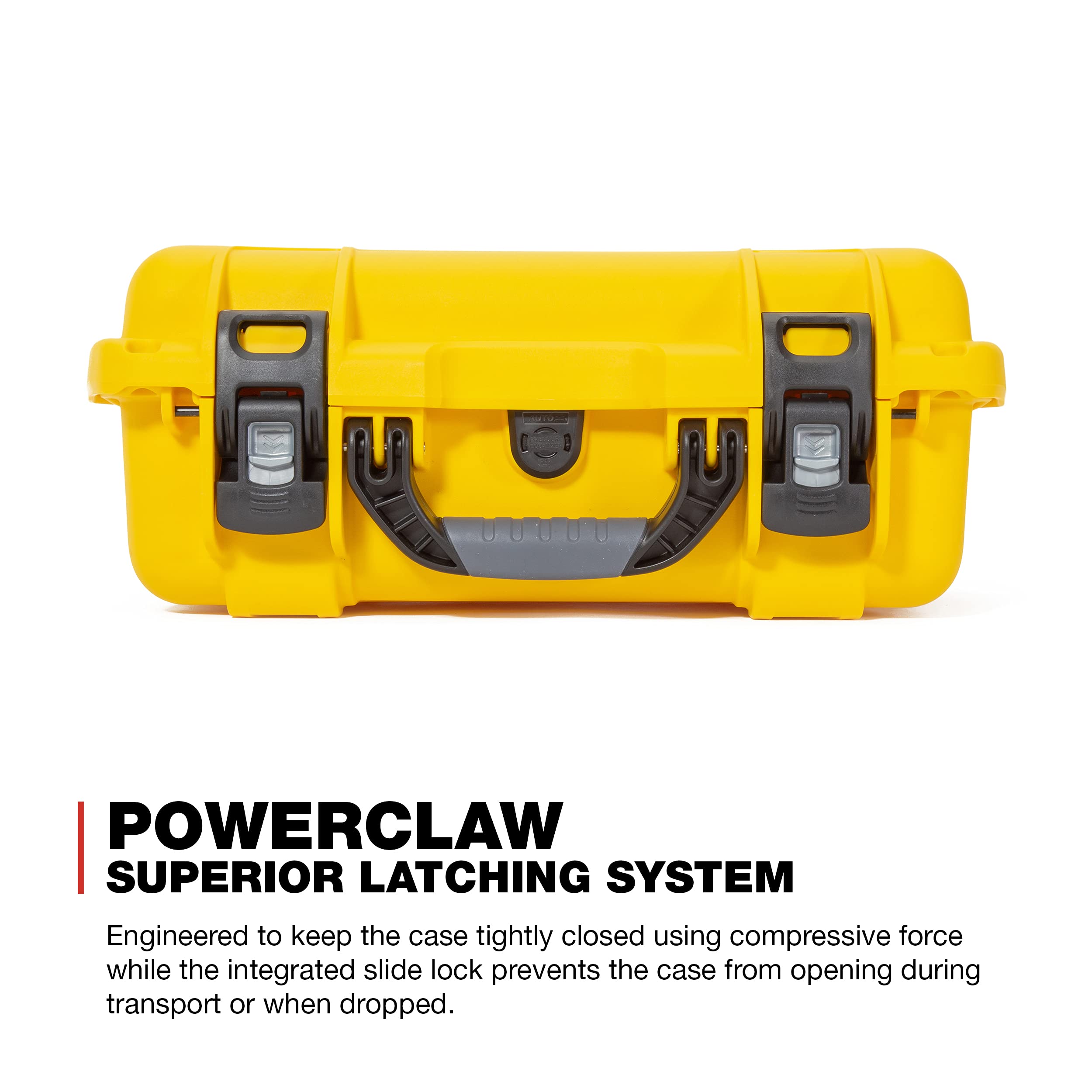 Waterproof Nanuk Hard Case 920 with Padded Dividers - Yellow