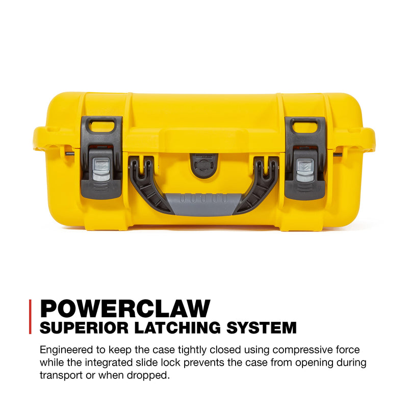 Waterproof Nanuk Hard Case 920 with Padded Dividers - Yellow