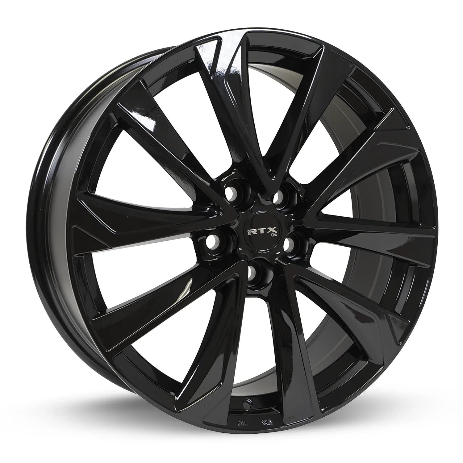 Custom RTX Wheel - 19x7.5, 40 Offset, 5x114.3 Bolt Pattern, 60.1mm Hub - Gloss Black Rim