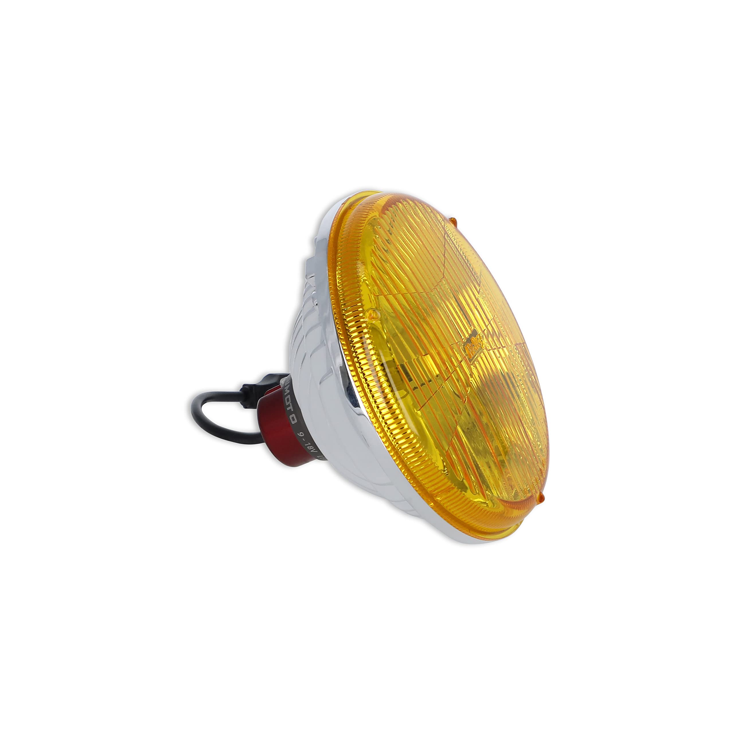 Yellow Lens Holley RetroBright LED Headlight (Utilizes 5700K Bulb)