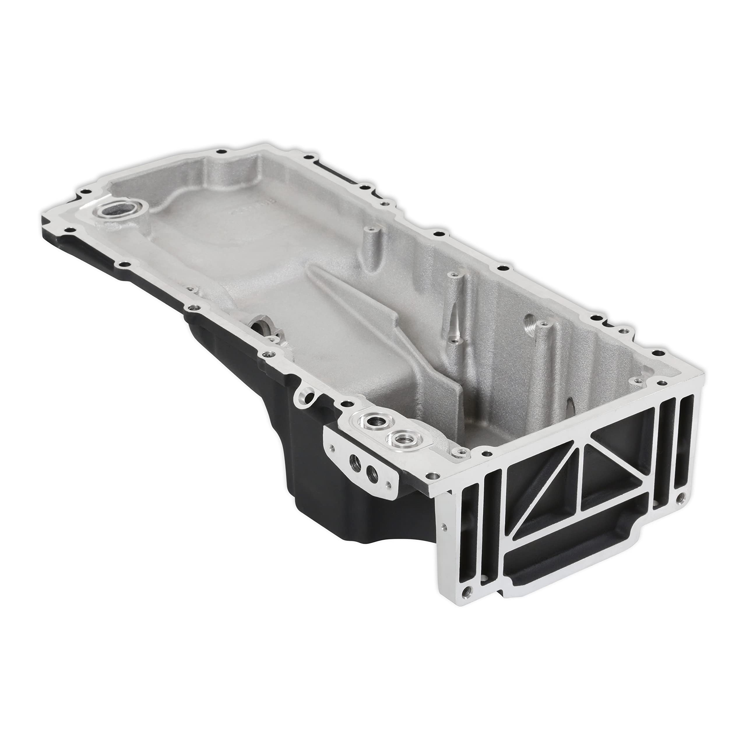 Holley Gen V LT Swap Oil Pan 302-20BK with Turbo Return - Black