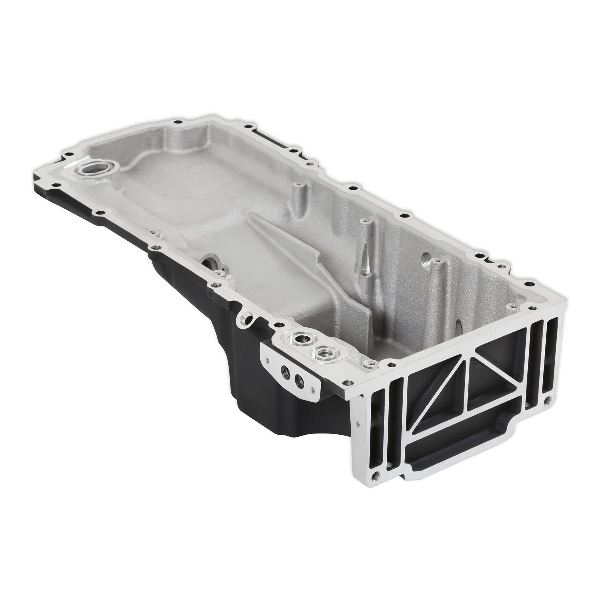 Holley Gen V LT Swap Oil Pan 302-20BK with Turbo Return - Black