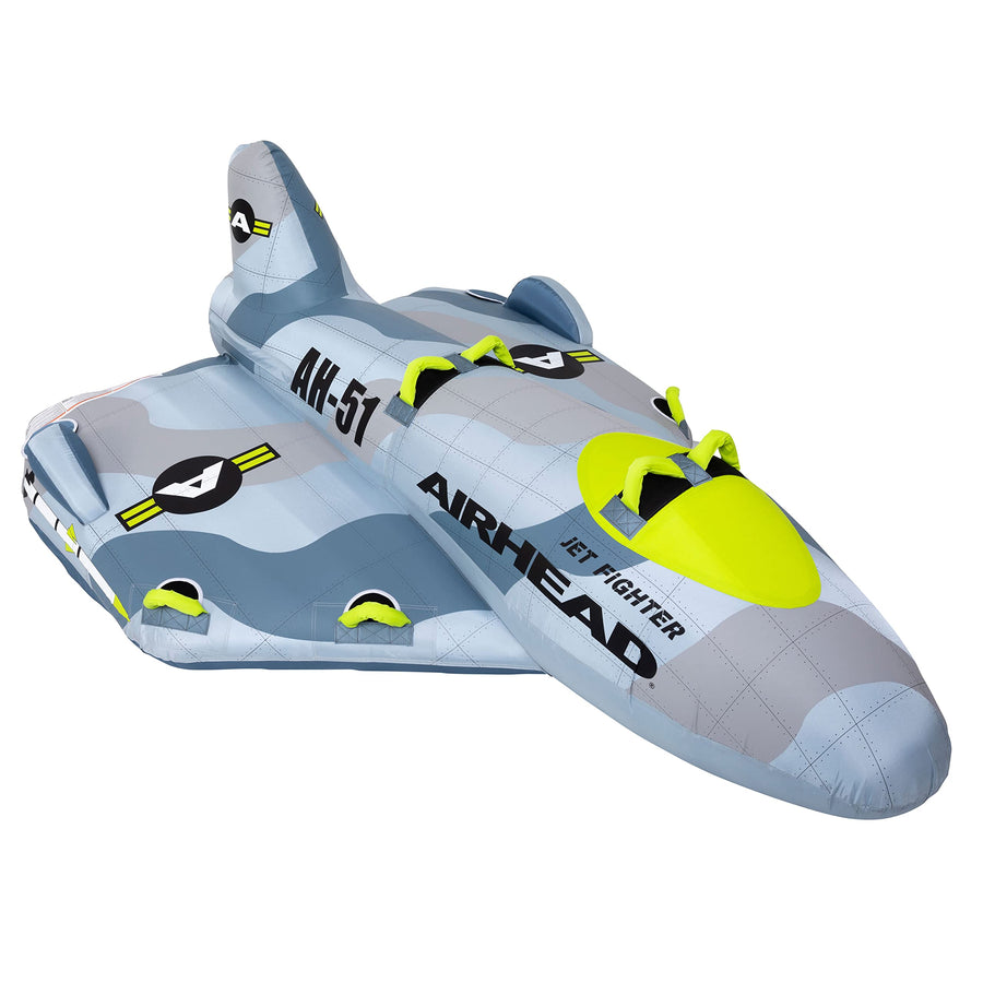 Jet Fighter AIRHEAD | 1-4 Rider Towable Tube for Boating
