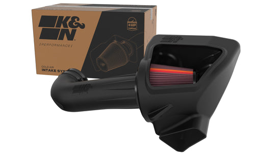 Cold Air Intake System K&N NextGen: High-Flow Cotton Filter: Compatible with 2016-2024 Chevrolet: Camaro SS, 50-3092
