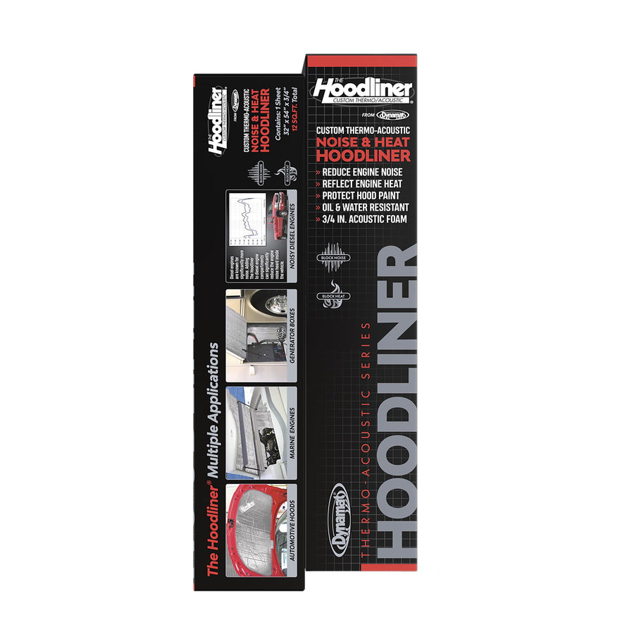 Hoodliner DYNAMAT 11905 32" x 54" x 3/4" Thick Self-Adhesive Sound Deadener – Made in USA
