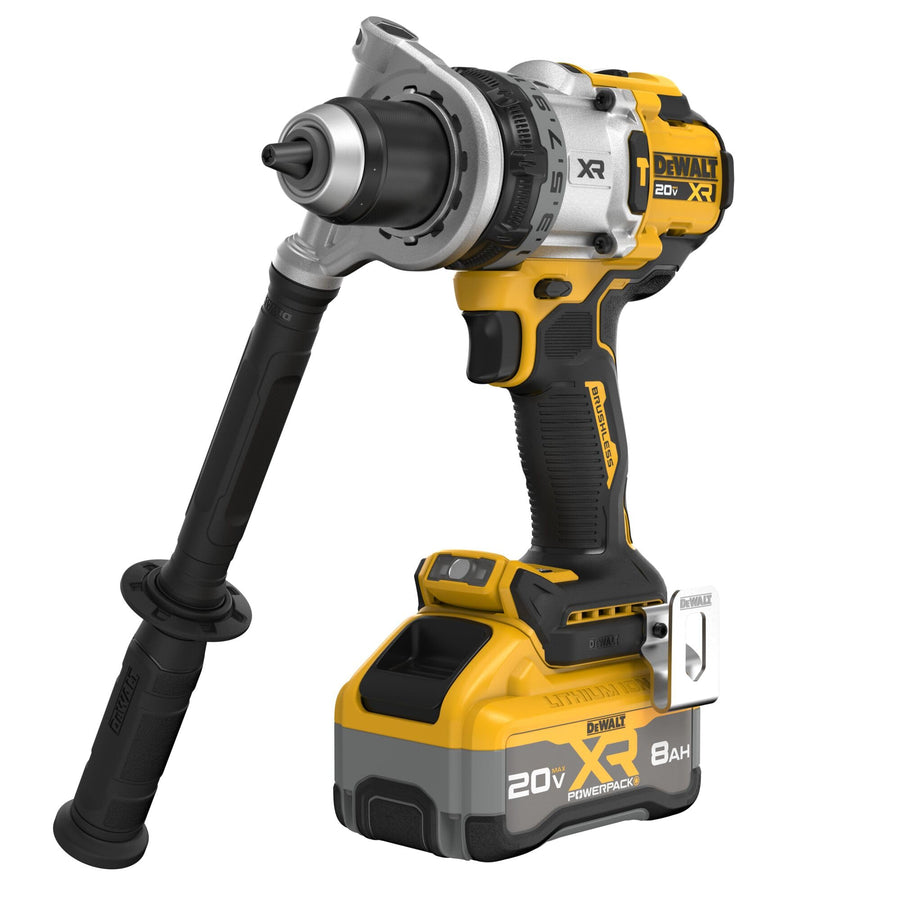 20V MAX XR DEWALT 1/2 Inch Cordless Hammer Drill Kit with 8AH Battery and Charger (DCD1007WW1)