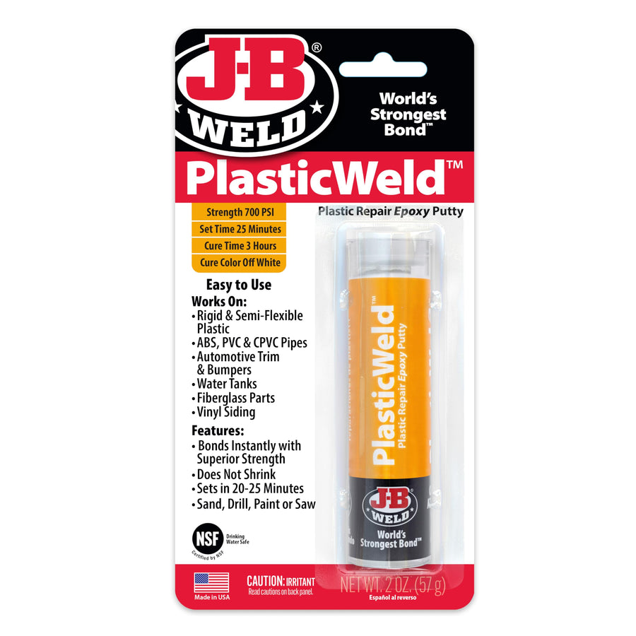 PlasticWeld J-B Weld 8237 Repair Epoxy Putty - 2 oz.