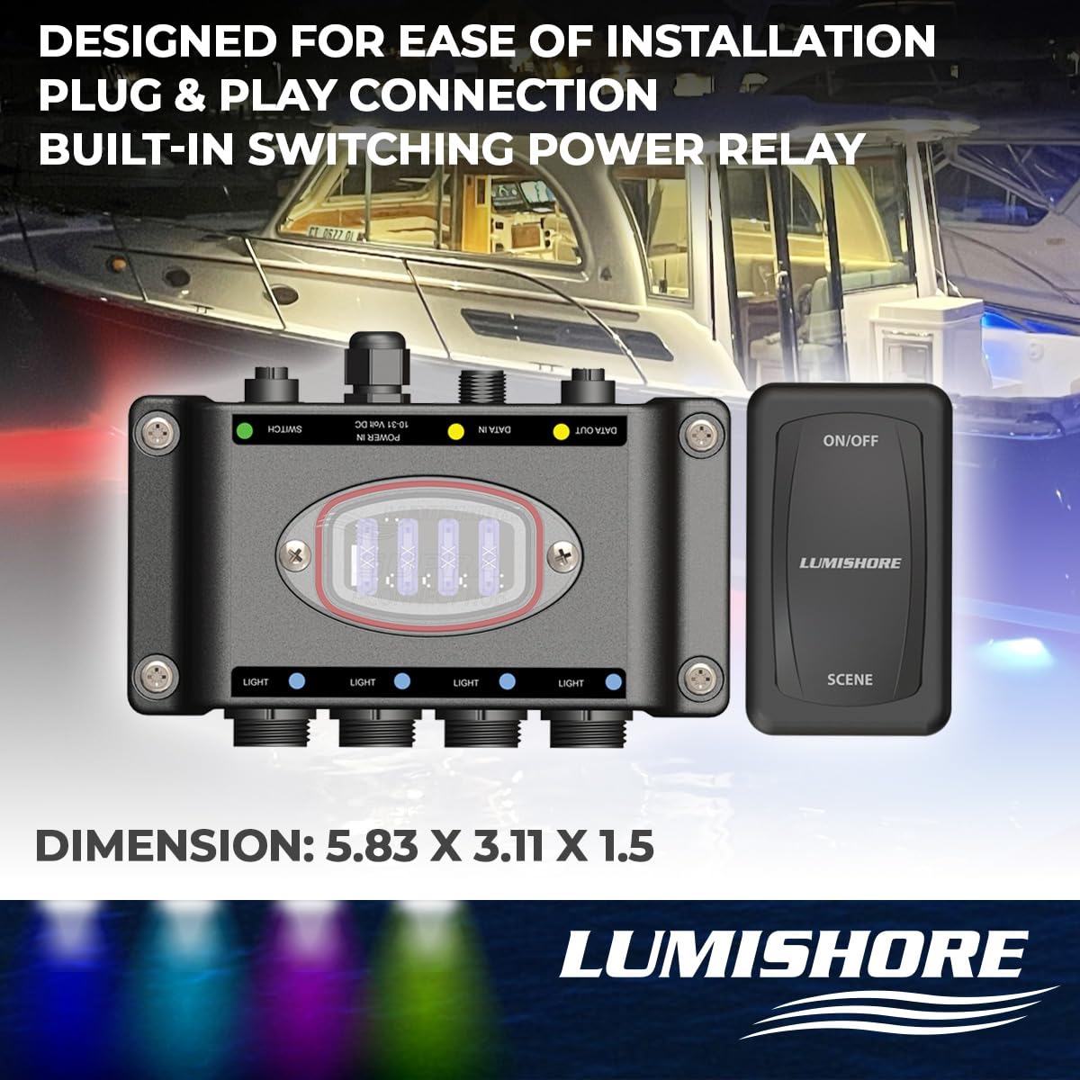 Lumishore Installation/Upgrade Kit Supra (i-Connect Hub & Switch), 60-0402