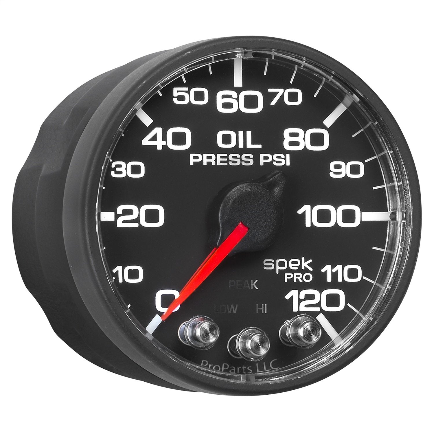 Gauge AUTO METER P525328 Oil Pressure (Spek-Pro - Nascar 2-1/16" Oil Press, 0-120 Psi, BFB, ECU, Spek)