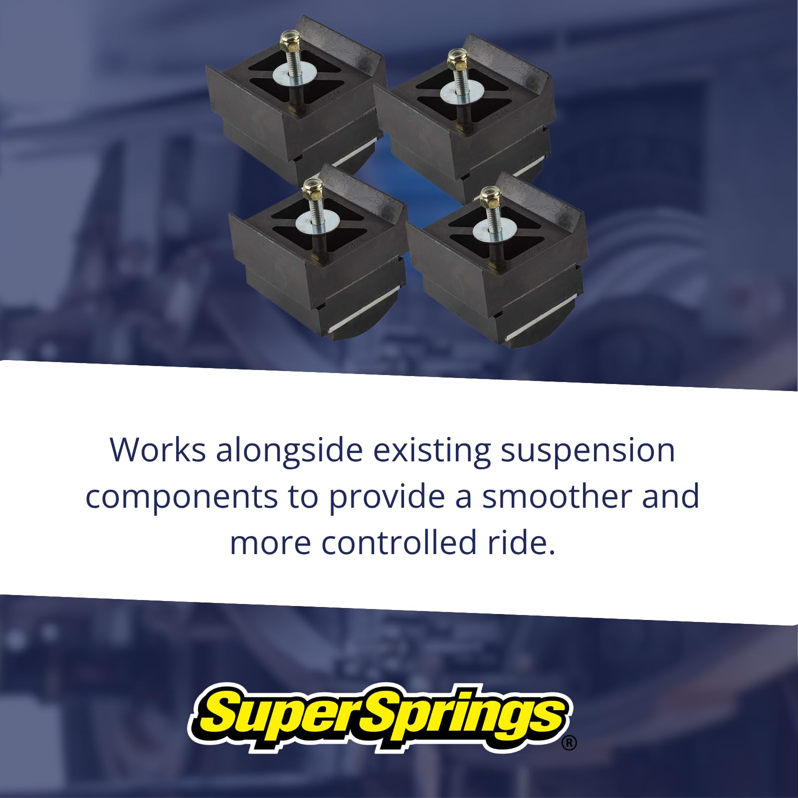 SuperSway-Stops SSS-3 for Ford F-250|F-350|F-450|F-550, Chevrolet|GMC Silverado|Sierra 3500, Black