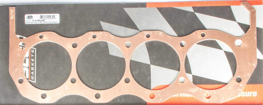Cylinder Head Gasket, SCE Pro Copper, 4.520 in Bore, 0.062 in Compression Thickness, Copper, AJPE/Rodeck, Each