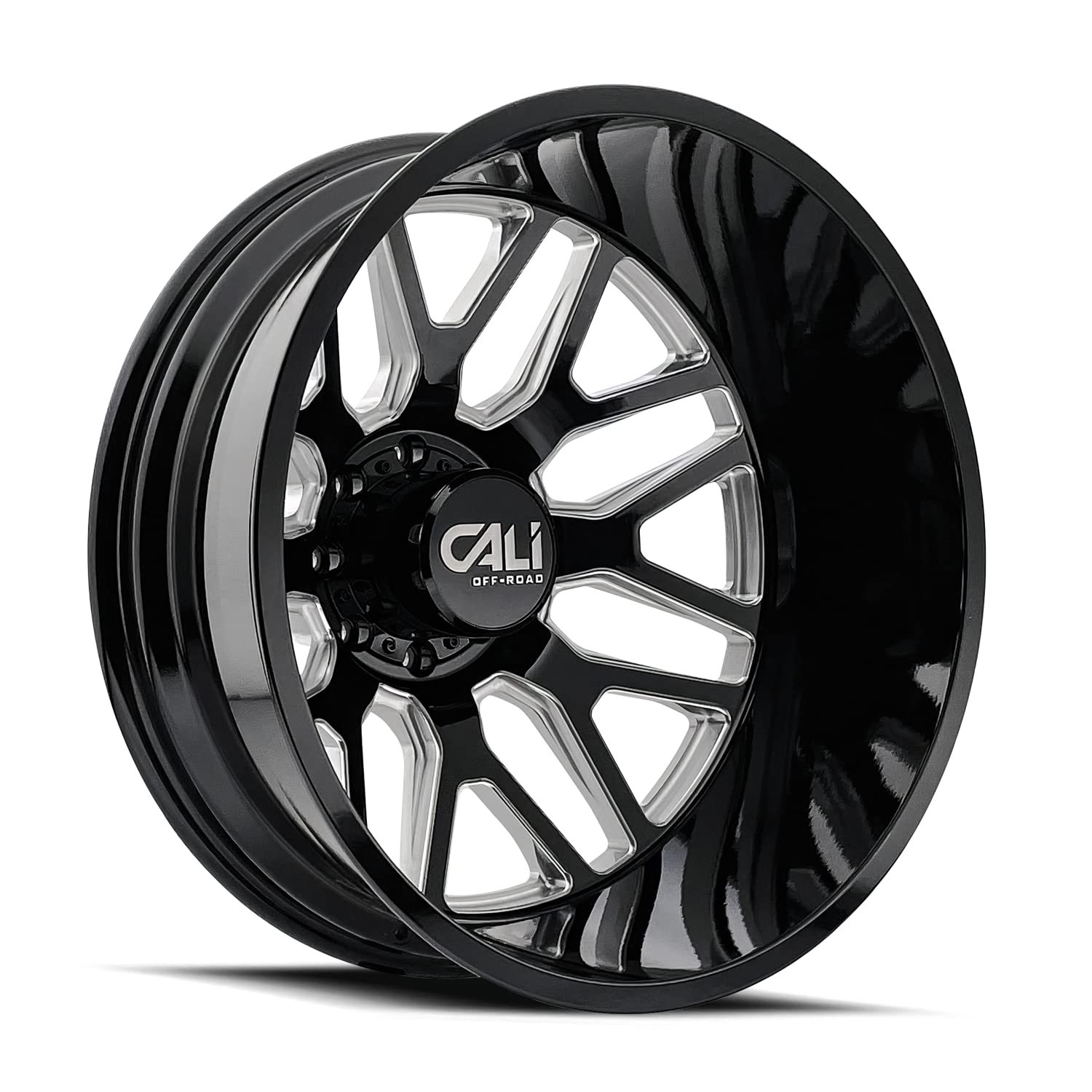 9115D INVADER DUALLY Generic Black Wheel with Milled (22 x 8.25 inches /0 x 154 mm, 0 mm Offset)