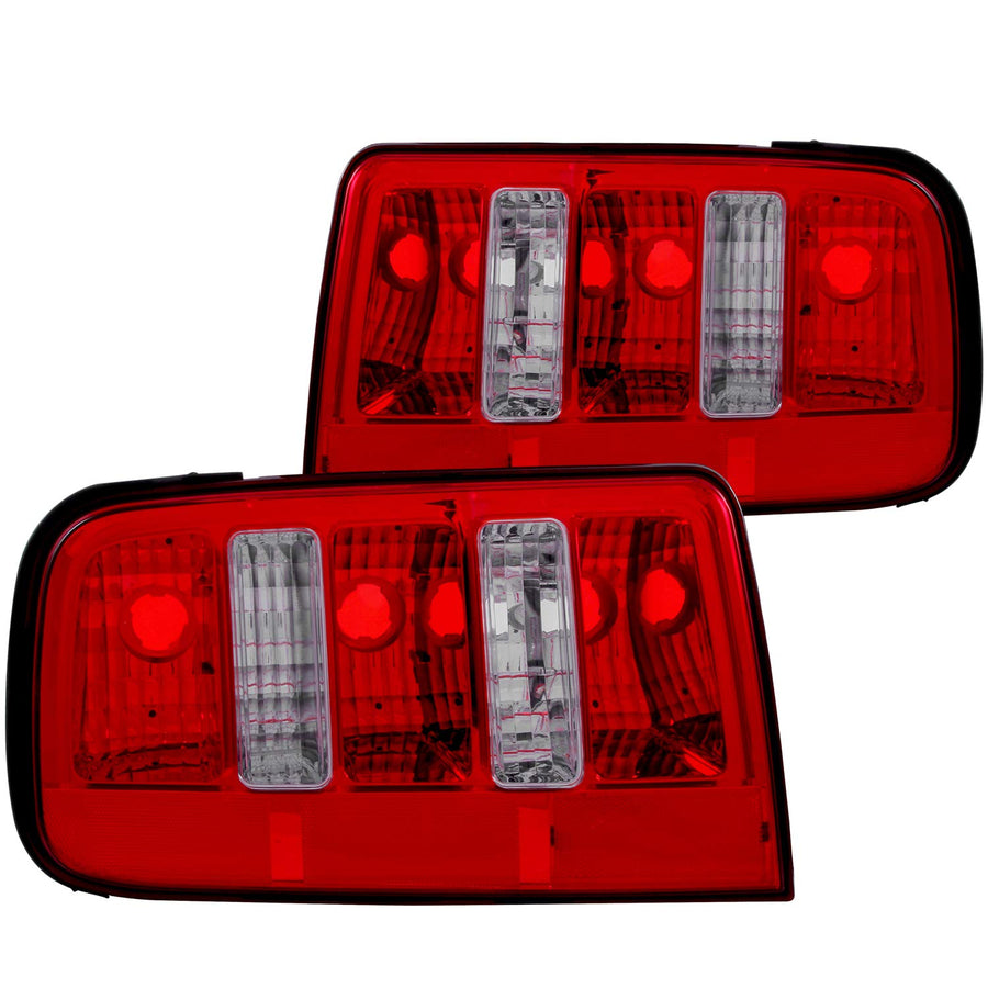 Red/Clear AnzoUSA 221166 Tail Light - (Sold in Pairs)