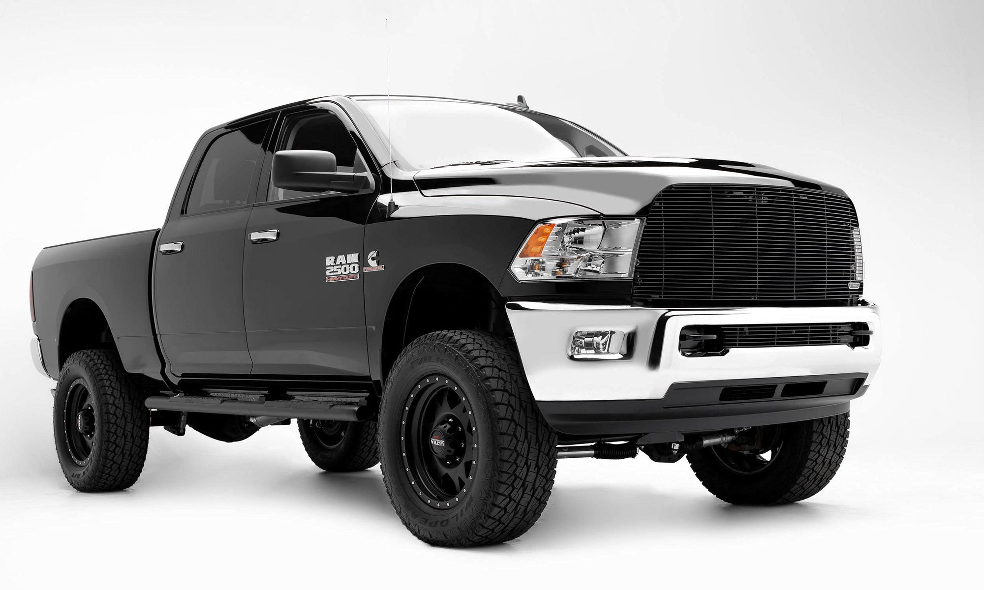 2013-2018 Ram 2500, 3500 T-Rex Grilles Billet Grille, Black, 1 Pc, Replacement - PN #20452B