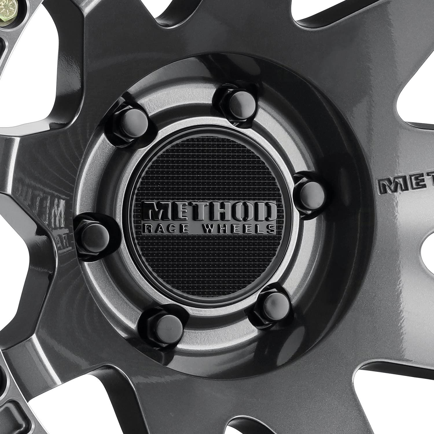 Titanium Method Race Wheels 108 Wheel with Gloss (17 x 9. inches /5 x 5 mm, -44 mm Offset)