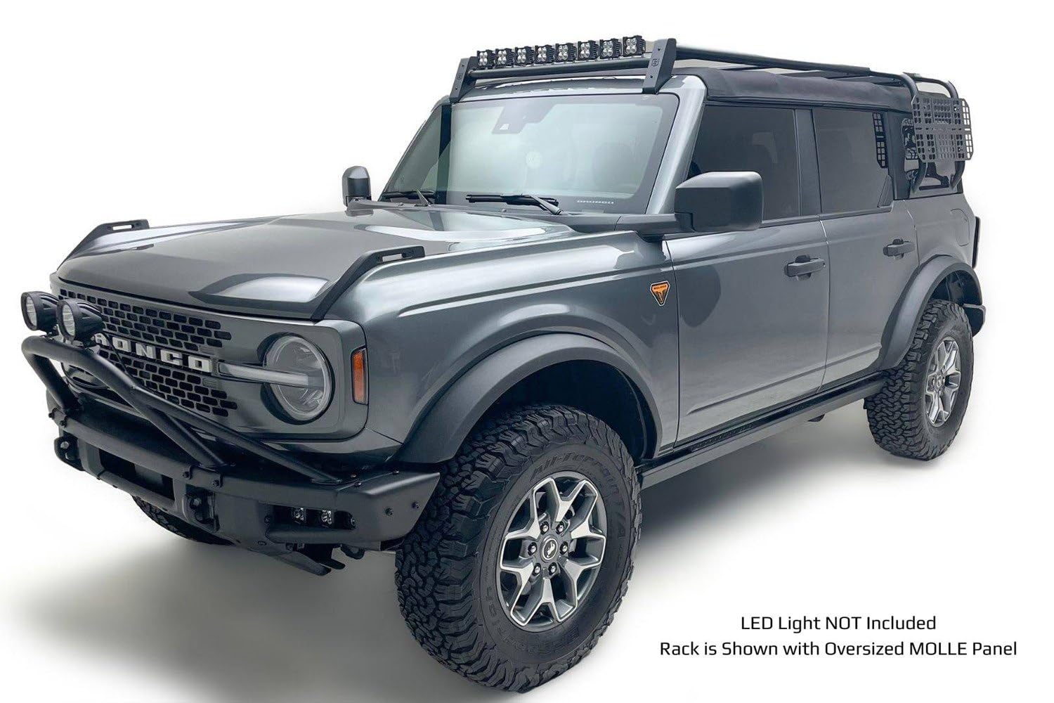 ZROADZ Soft Top Rack Soft, Compatible with a 2021-2023 Ford® Bronco 4Dr