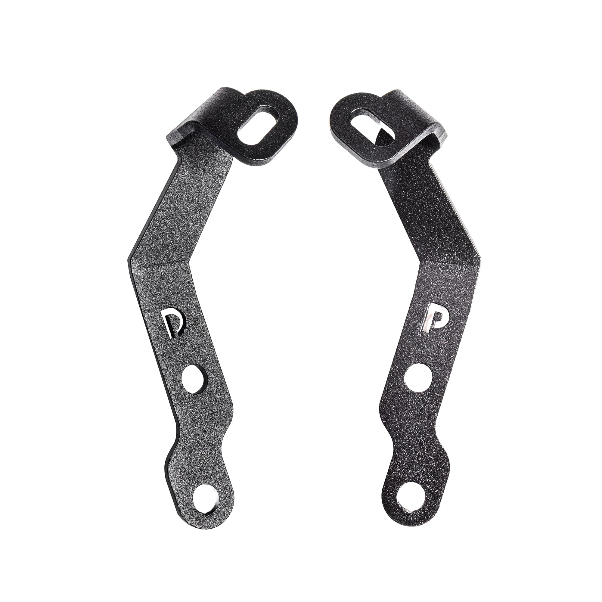 XE Hood Hinge Cube Light Mount Go Rhino | Mild Steel, Textured Black | 732310T | Fits 2014-2022 Mercedes-Benz Sprinter 2500