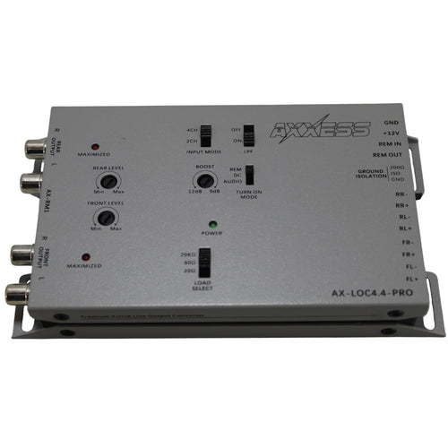 4CH Active Line Output Converter Metra Brands with Bass Boost