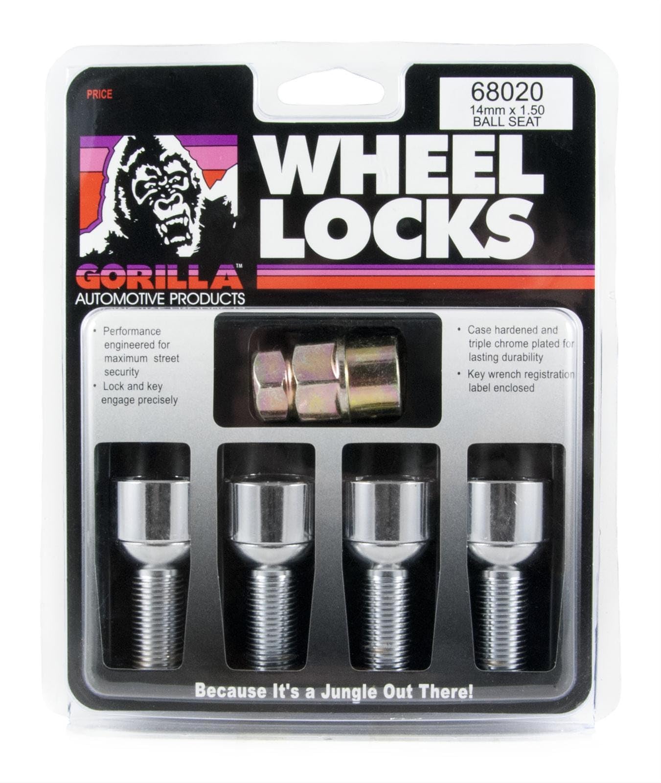 Gorilla 68020 Automotive Gg Bolt Lock Ball 14-1.50 Chr 32Mm