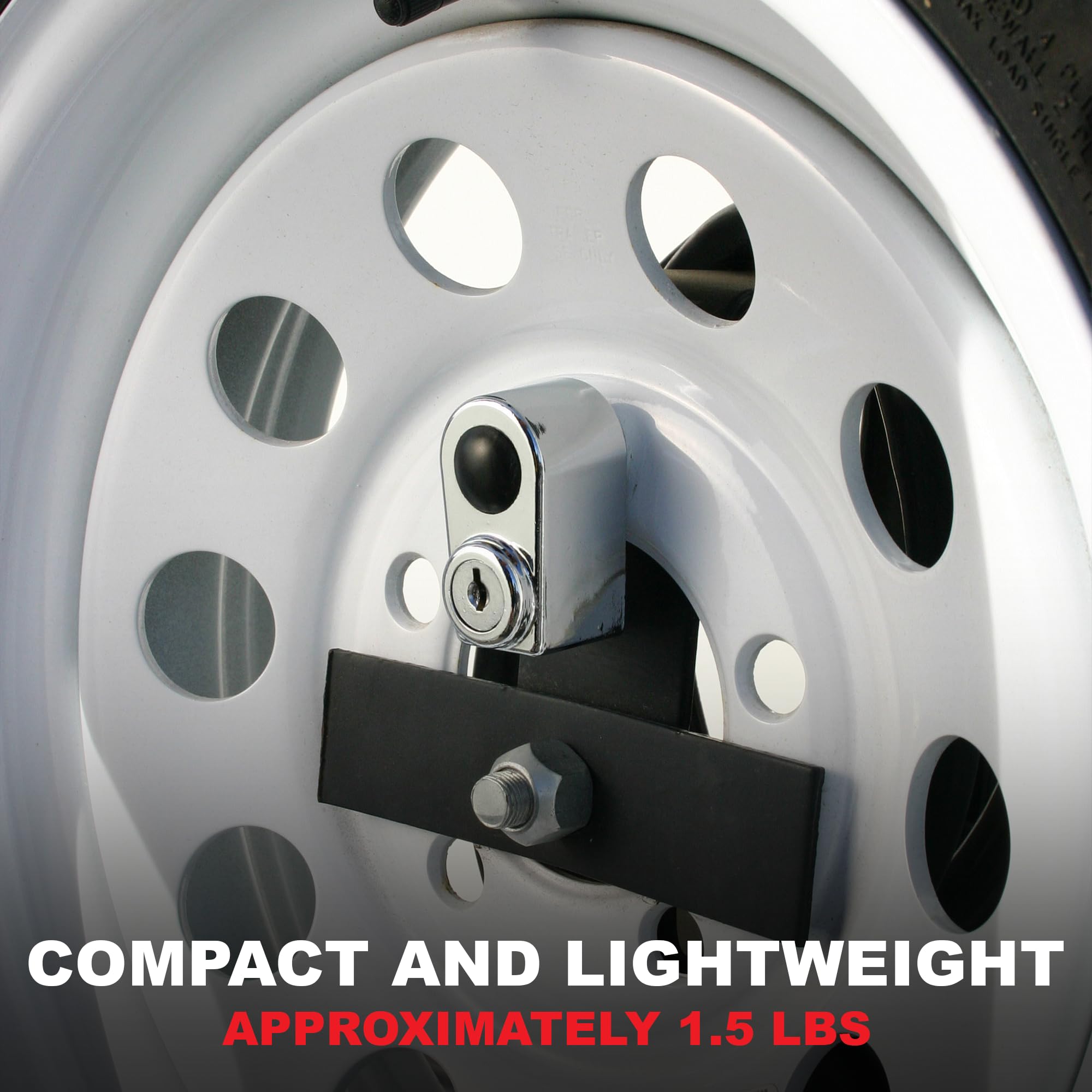 Trimax - Spare Tire Nut Lock TNL740 for Side Mount Spare Tires, Easy Install - for SUV, Trailer Tire, and More - 1 Pack