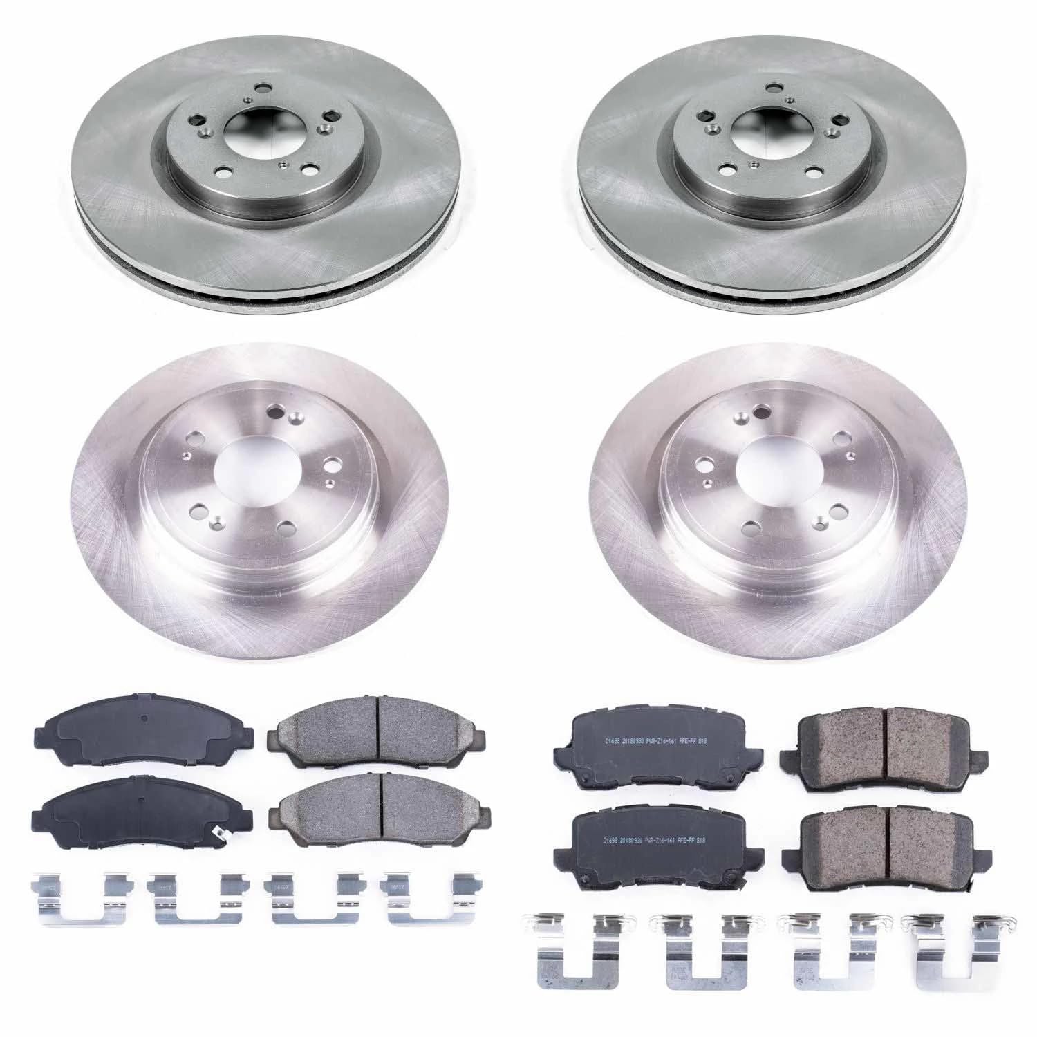 Power Stop KOE7282 Replacement Brake Kit-OE Brake Rotors & Ceramic Brake Pads For Acura RLX 2014-2020 Autospecialty